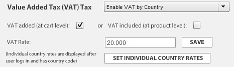 VAT Setup in EasyCart